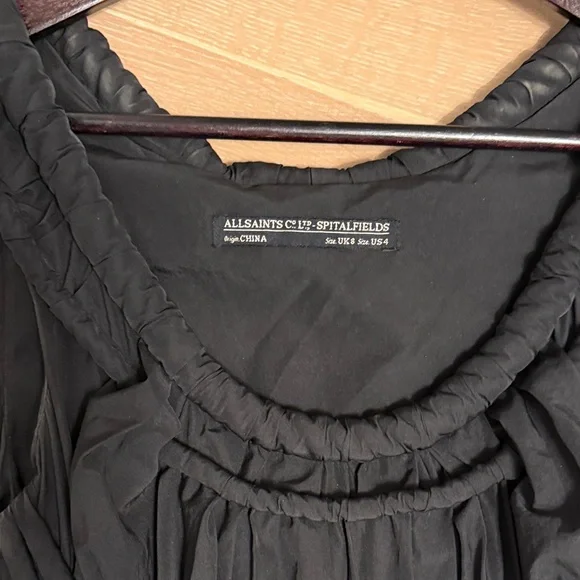 All Saints Black Maxi Dress - Picture 2 of 4